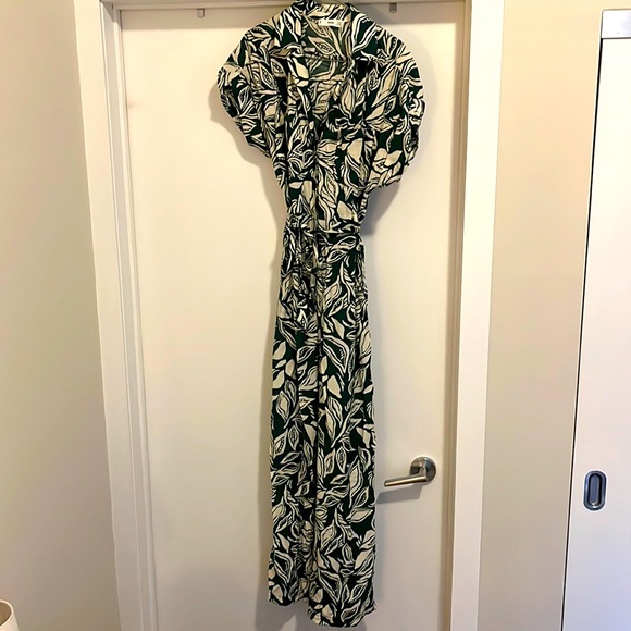 Mango leaf print jumpsuit - Picture 2 of 8